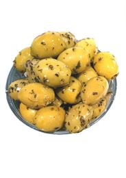 Picture of Marinated Oregano & Lemon Green Olives - 150g