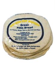 Picture of Greek Pitta Bread (Large) 10pcs