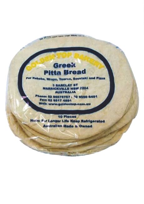 Picture of Greek Pitta Bread (Large) 10pcs