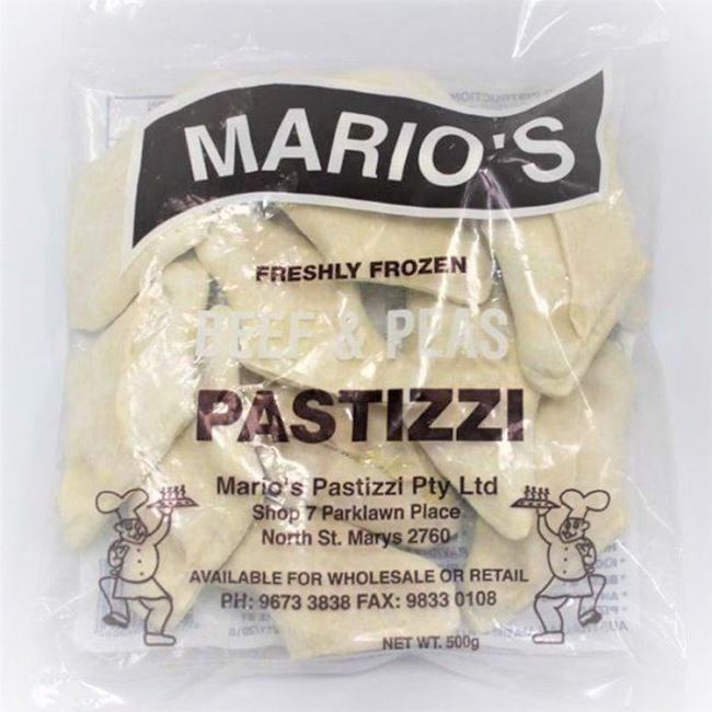 Picture of Mario Pastizzi Beef & Peas 500g 