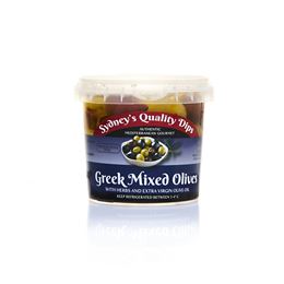 Picture of SQD Marinated Mixed Greek Olives 300g