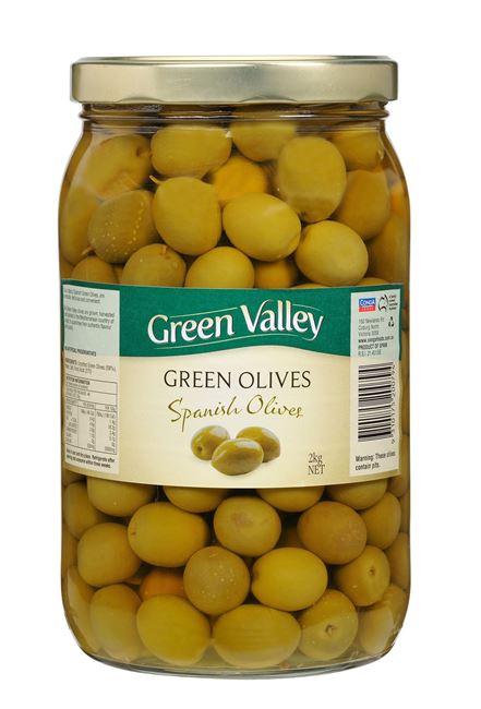 Picture of Green Valley Green Olives 2kg