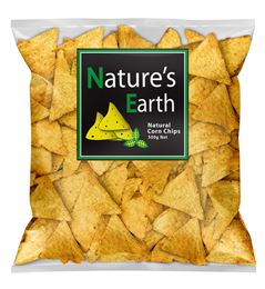 Picture of Nature"s Earth Unsalted Corn Chips 500g
