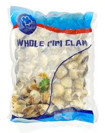 Picture of Frozen Whole Pipi Clam In Shell 40/60 - 1kg