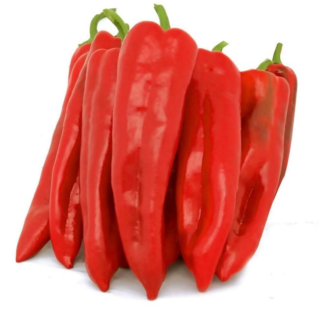 Picture of Red Bullhorn Chillies - Loose