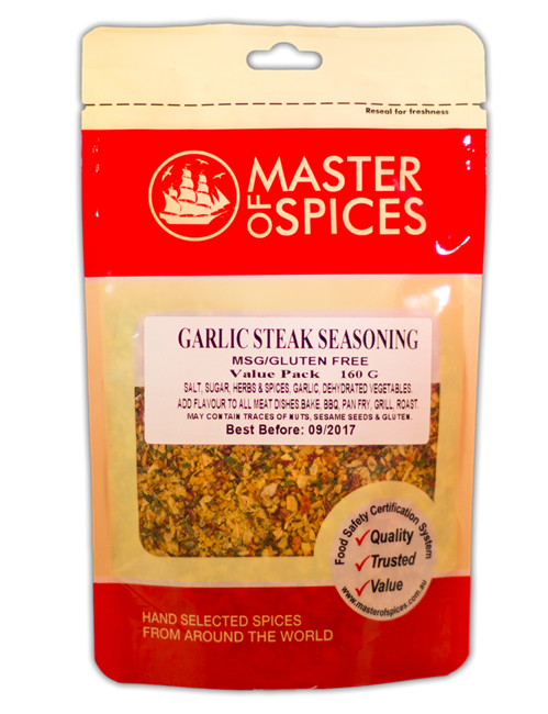 Picture of Master of Spices - Garlic Steak Seasoning 160g