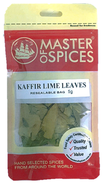 Picture of Master of Spice - Kaffir Lime Leaves 5g 