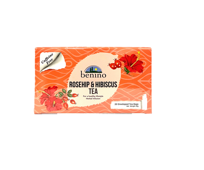 Picture of Benino Rosehip & Hibiscus Tea 30g