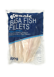 Picture of Frozen Oceanic Basa Fillets 220/280 800g