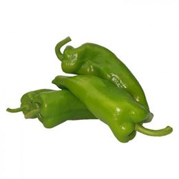 Picture of Green Bullhorn Chillies - Loose