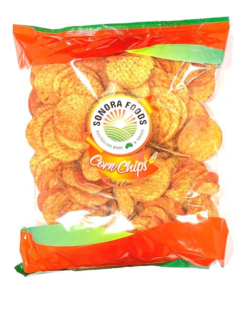 Picture of Sonora Corn Chips Chilli & Lime 500g