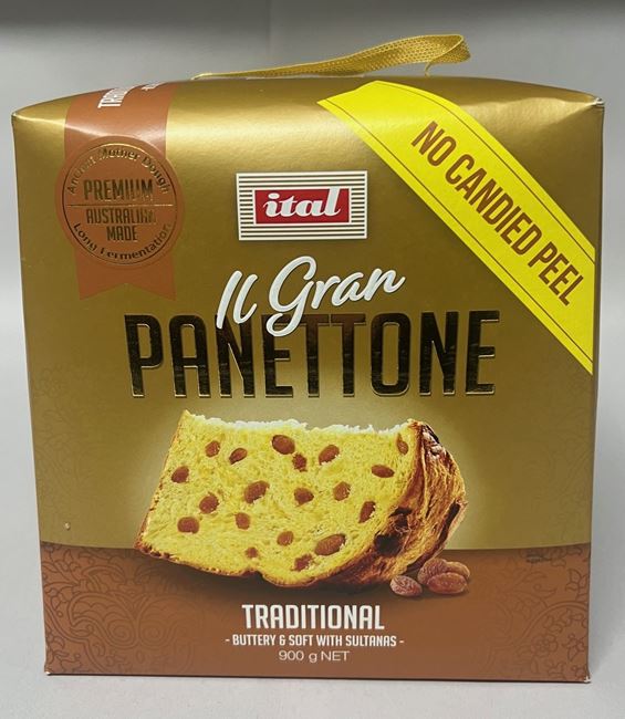 Picture of ITAL GOLD PANETTONE (NO CANDIED PEEL) 900G