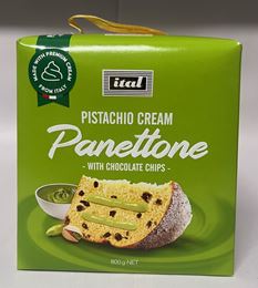 Picture of ITAL PANETTONE PISTACCHIO & CHOC CHIP 800G